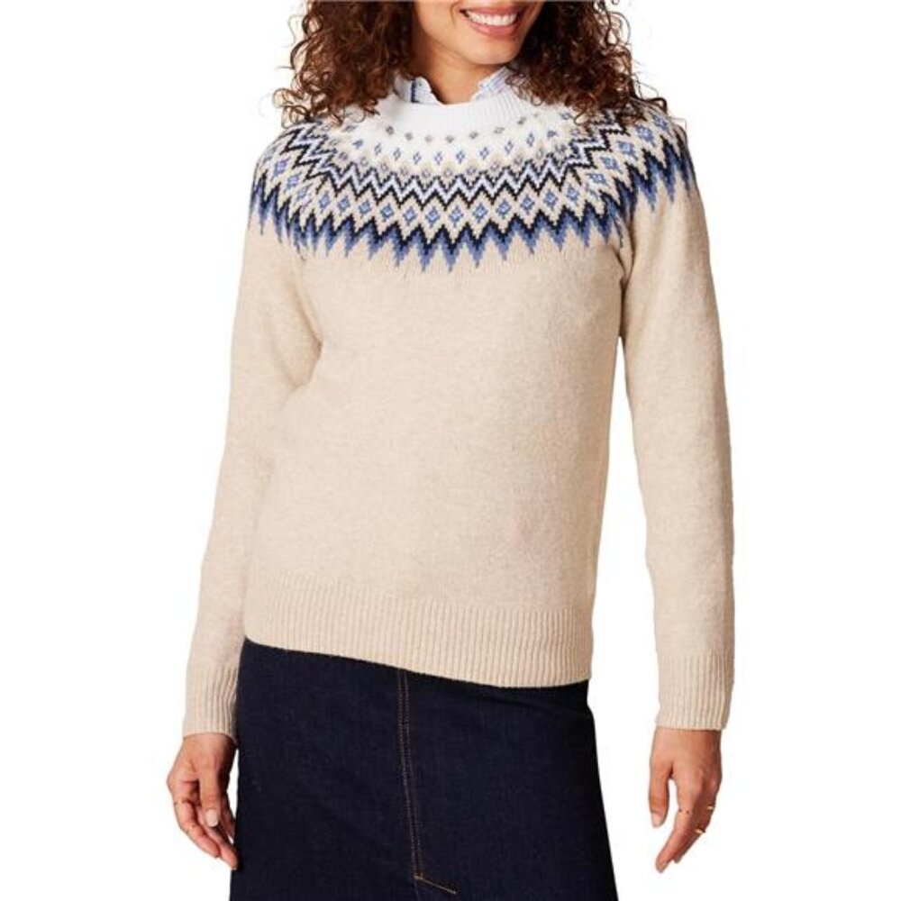 Womens Crewneck Sweater Soft Touch Long Sleeve Knit Pullover Cozy Casual Top